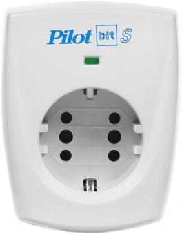 Сетевой фильтр Pilot Bit S (GP) (1 розетка) белый (коробка) - купить недорого с доставкой в интернет-магазине
