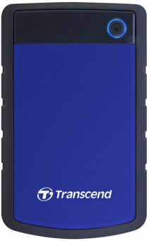 Жесткий диск Transcend USB3.0 4TB TS4TSJ25H3B StoreJet 25H3 (5400rpm) 2.5" синий - купить недорого с доставкой в интернет-магазине