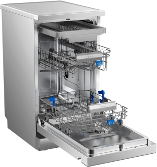 Посудомоечная машина Midea MFD45S460SI серебристый (узкая) инвертор - купить недорого с доставкой в интернет-магазине