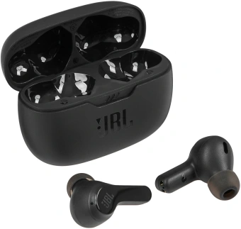 Гарнитура внутриканальные JBL Wave Beam черный беспроводные bluetooth в ушной раковине (JBLWBEAMBLK) - купить недорого с доставкой в интернет-магазине