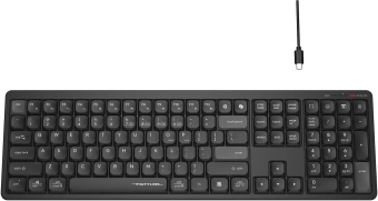 Клавиатура A4Tech Fstyler FBX55C черный USB беспроводная BT/Radio slim Multimedia (FBX55C) - купить недорого с доставкой в интернет-магазине