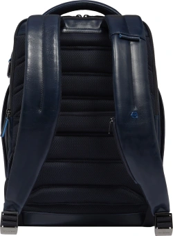 Рюкзак мужской Piquadro Blue Square CA6591B2/BLU2 темно-синий натур.кожа - купить недорого с доставкой в интернет-магазине
