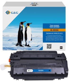 Картридж лазерный G&G GG-CE255A черный (6000стр.) для HP LJ Enterprise MFP M525c/P3015n/LJ Pro M521dn MFP/M521dw MFP - купить недорого с доставкой в интернет-магазине