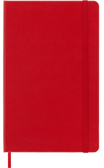 Блокнот Moleskine CLASSIC QP060R Large 130х210мм 240стр. линейка твердая обложка красный - купить недорого с доставкой в интернет-магазине