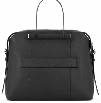 Сумка женская Piquadro Circle CA4577W92/N с отделением для ноутбука 14" черная натур.кожа - купить недорого с доставкой в интернет-магазине