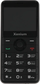Мобильный телефон Xenium X700 черный моноблок 2Sim 2.31" 240x320 Nucleus 0.3Mpix GSM900/1800 MP3 FM microSD max32Gb - купить недорого с доставкой в интернет-магазине