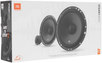 Колонки автомобильные JBL Stage1 601C (без решетки) 200Вт 90дБ 4Ом 16см (6дюйм) (ком.:4кол.) компонентные двухполосные - купить недорого с доставкой в интернет-магазине