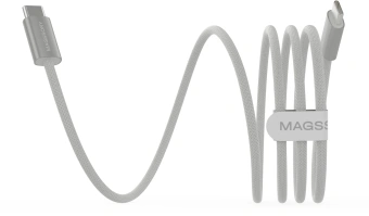 Кабель Magssory CBL002 USB Type-C (m)-USB Type-C (m) 1.5м белый коробка - купить недорого с доставкой в интернет-магазине