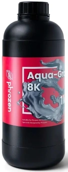 Смола 3d Phrozen Aqua 8K серый 1кг - купить недорого с доставкой в интернет-магазине