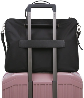 Деловая сумка женская Piquadro Lyra CA4021W92T/N с отделением для ноутбука черный ткань/натур.кожа - купить недорого с доставкой в интернет-магазине