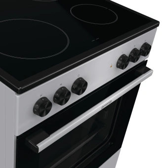 Плита Электрическая Gorenje GEC6A11SG серый стеклокерамика (без крышки) - купить недорого с доставкой в интернет-магазине