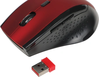 Мышь Defender Accura MM-365 красный оптическая 1600dpi беспров. USB 5but (52367) - купить недорого с доставкой в интернет-магазине