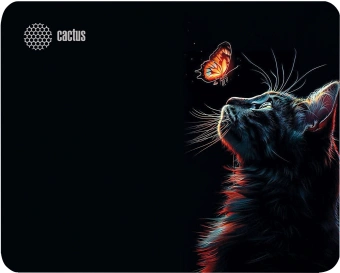 Коврик для мыши Cactus Night Cat 220x180x2мм (CS-MP-P12XS) - цена, купить или заказать с доставкой в интернет-магазине Коврик для мыши Cactus Night Cat 220x180x2мм (CS-MP-P12XS) - купить недорого с доставкой в интернет-магазине