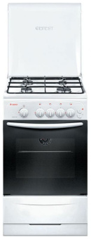 Плита Газовая Gefest ПГ 3200-06 К33 белый (металлическая крышка) реш.сталь - купить недорого с доставкой в интернет-магазине