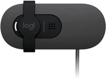 Камера Web Logitech HD Webcam Brio 100 черный 2Mpix (1920x1080) USB-A с микрофоном (960-001587) - купить недорого с доставкой в интернет-магазине