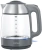 Чайник электрический Kitfort КТ-6762 3л. 2000Вт серый/серебристый корпус: стекло/металл/пластик - купить недорого с доставкой в интернет-магазине