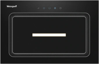 Вытяжка встраиваемая Weissgauff Aura 456 Touch черный управление: сенсорное (1 мотор) - купить недорого с доставкой в интернет-магазине