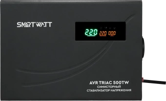 Стабилизатор напряжения Smartwatt AVR Triac 500TW 500ВА черный - купить недорого с доставкой в интернет-магазине
