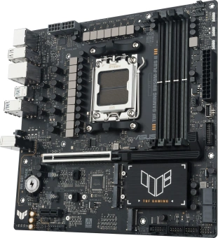 Материнская плата Asus TUF GAMING B850M-PLUS II Socket AM5 AMD B850 4xDDR5 mATX AC`97 8ch(7.1) 2.5Gg RAID+HDMI+DP - купить недорого с доставкой в интернет-магазине