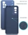 Чехол (клип-кейс) BoraSCO для Xiaomi Redmi 10 Microfiber Case синий (40473) - купить недорого с доставкой в интернет-магазине