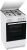 Плита Газовая Gorenje GG5A14WJ белый (металлическая крышка) реш.сталь - купить недорого с доставкой в интернет-магазине