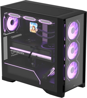 Корпус Formula Air Power G8 черный без БП ATX 2xUSB3.0 1xUSB3.1 audio bott PSU - купить недорого с доставкой в интернет-магазине