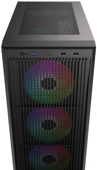 Корпус ID-Cooling Ware 300 черный без БП mATX 6x120mm 2xUSB2.0 1xUSB3.0 audio bott PSU - купить недорого с доставкой в интернет-магазине