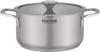 Кастрюля Rondell Modern RDS-1746 2л. d=18см (с крышкой) стальной - купить недорого с доставкой в интернет-магазине