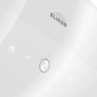 Вытяжка каминная Elikor Wave WH 60 белый управление: сенсорное (1 мотор) - купить недорого с доставкой в интернет-магазине