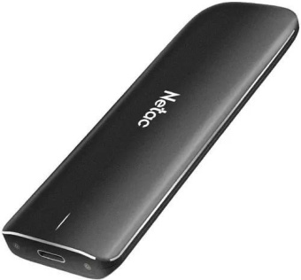 Накопитель SSD Netac USB-C 500Gb NT01ZX-500G-32BK ZX 1.8" черный - купить недорого с доставкой в интернет-магазине