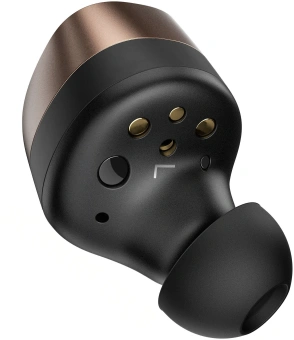 Гарнитура внутриканальные Sennheiser Momentum True Wireless 4 черный/медный беспроводные bluetooth в ушной раковине (700367 MTW4 BLACK COPPER) - купить недорого с доставкой в интернет-магазине
