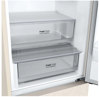 Холодильник LG GC-B459AEMW 2-хкамерн. бежевый инвертер - купить недорого с доставкой в интернет-магазине