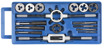 Набор метчиков и плашек Зубр 28122-H16 16 предметов (жесткий кейс) - купить недорого с доставкой в интернет-магазине