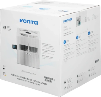 Мойка воздуха Venta Comfort plus LW25 8Вт белый (LW25 COMFORT PLUS WEISS) - купить недорого с доставкой в интернет-магазине