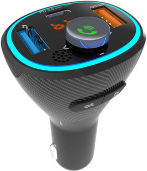 Автомобильный FM-модулятор Ritmix FMT-B300 черный BT USB (80000849) - купить недорого с доставкой в интернет-магазине