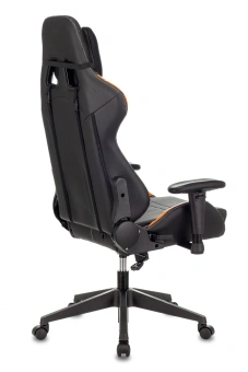 Кресло игровое Zombie VIKING 5 AERO черный/оранжевый эко.кожа с подголов. крестов. пластик - купить недорого с доставкой в интернет-магазине