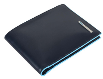 Кошелек мужской Piquadro Blue Square PU1241B2R/BLU2 синий натур.кожа - купить недорого с доставкой в интернет-магазине