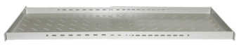 Полка стационарная Hyperline TSD3M-1U-650/1100-RAL7035 1U нагр.:150кг. 19" 1100мм серый (упак.:1шт) - купить недорого с доставкой в интернет-магазине