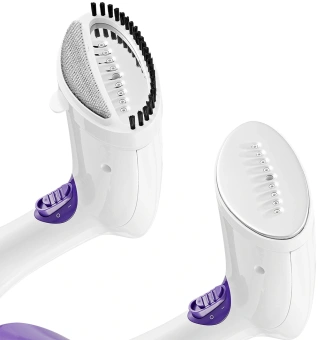 Отпариватель ручной Kitfort КТ-9206 1200Вт белый/фиолетовый - купить недорого с доставкой в интернет-магазине