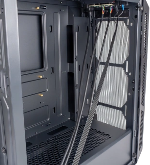 Корпус Оклик OCC-MD301 черный без БП ATX 6x120mm 2xUSB2.0 1xUSB3.0 audio bott PSU - купить недорого с доставкой в интернет-магазине