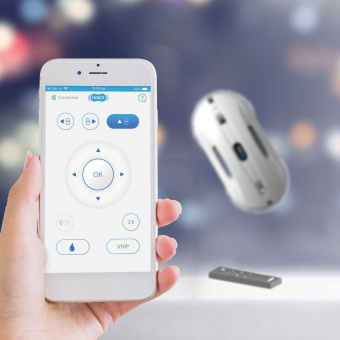 Мойщик окон Hobot 368 шир.скреб.:148мм пит.:от сети белый - купить недорого с доставкой в интернет-магазине