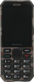 Мобильный телефон XENIUM X300 зеленый моноблок 1.77" 128x160 Nucleus 0.3Mpix GSM900/1800 MP3 - купить недорого с доставкой в интернет-магазине