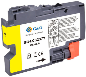 Картридж струйный G&G GG-LC3237Y желтый (18.4мл) для Brother HL-J6000DW/J6100DW - купить недорого с доставкой в интернет-магазине