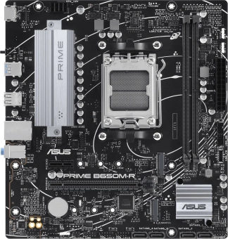 Материнская плата Asus PRIME B650M-R SocketAM5 AMD B650 2xDDR5 mATX AC`97 8ch(7.1) 2.5Gg RAID+HDMI - купить недорого с доставкой в интернет-магазине