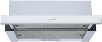 Вытяжка встраиваемая Vitek VT-TH 6020 W белый управление: кулисные переключатели (1 мотор) - купить недорого с доставкой в интернет-магазине