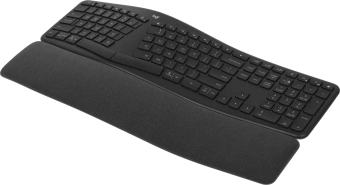 Клавиатура Logitech K860 черный USB беспроводная BT/Radio Multimedia Ergo (подставка для запястий) (920-010359) - купить недорого с доставкой в интернет-магазине