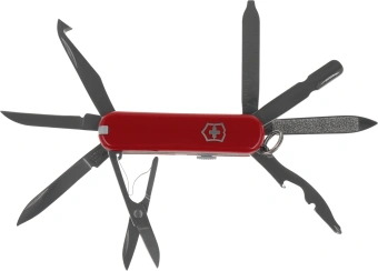 Нож перочинный Victorinox MiniChamp (0.6385) 58мм 18функц. красный карт.коробка - купить недорого с доставкой в интернет-магазине