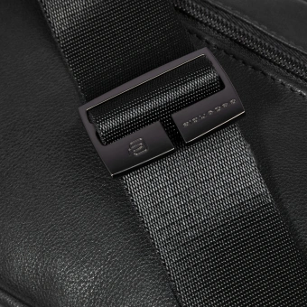 Сумка на пояс мужская Piquadro Cronus CA2174S134/N черный натур.кожа - купить недорого с доставкой в интернет-магазине