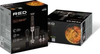 Блендер погружной Red Solution HB2903 1500Вт черный/стальной - купить недорого с доставкой в интернет-магазине