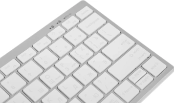 Клавиатура A4Tech FX61 белый USB slim LED (FX61 WHITE) кабель 1.5м - купить недорого с доставкой в интернет-магазине